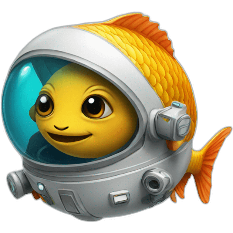 fish in a spacesuit emoji