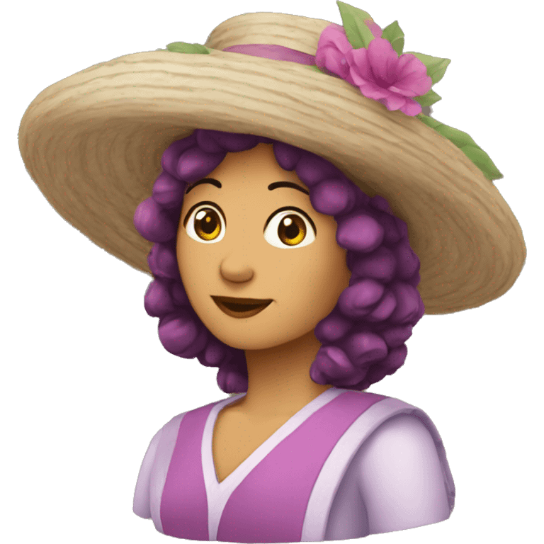 Berenjena voladora emoji