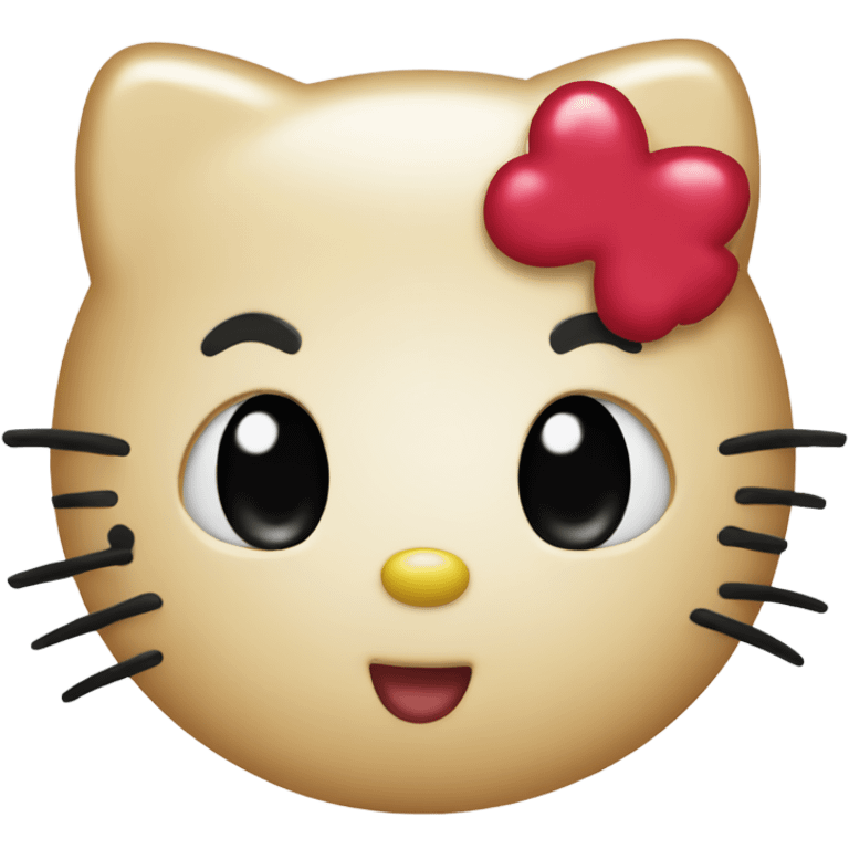 Hello kitty kiss face  emoji