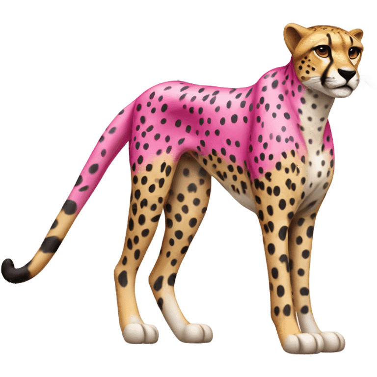 Pink cheetah  emoji