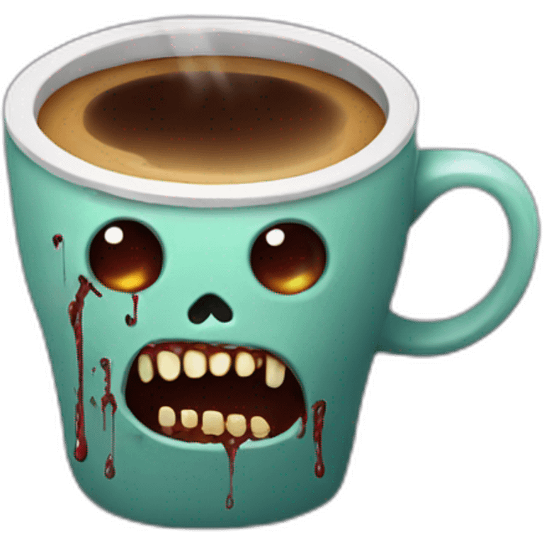 zombie coffee emoji