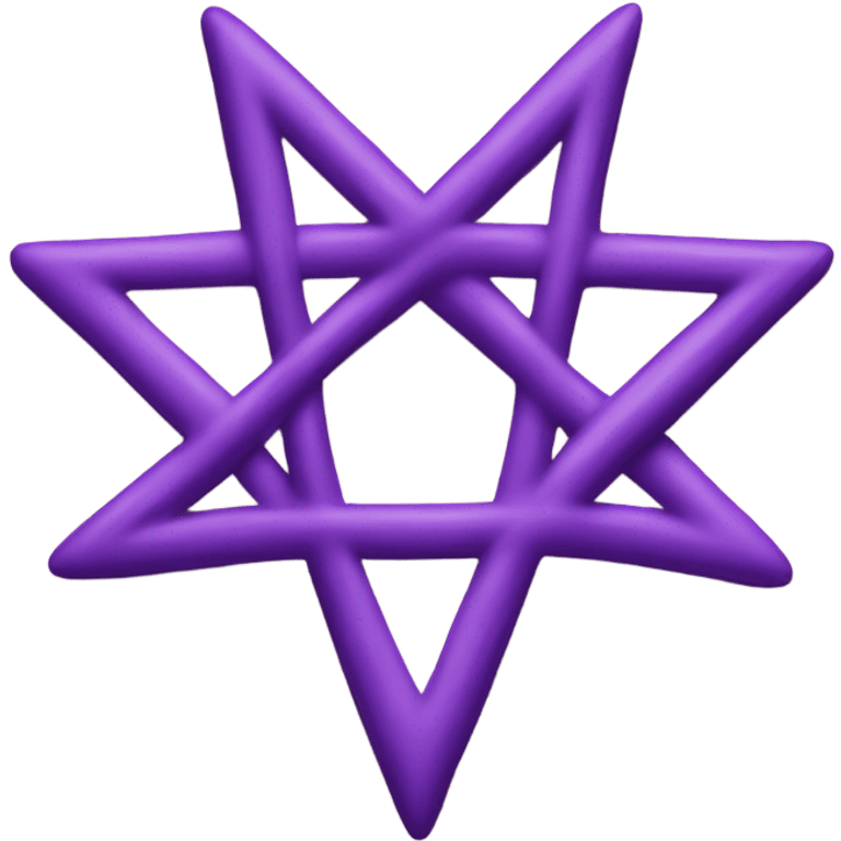 Purple heartagram  emoji