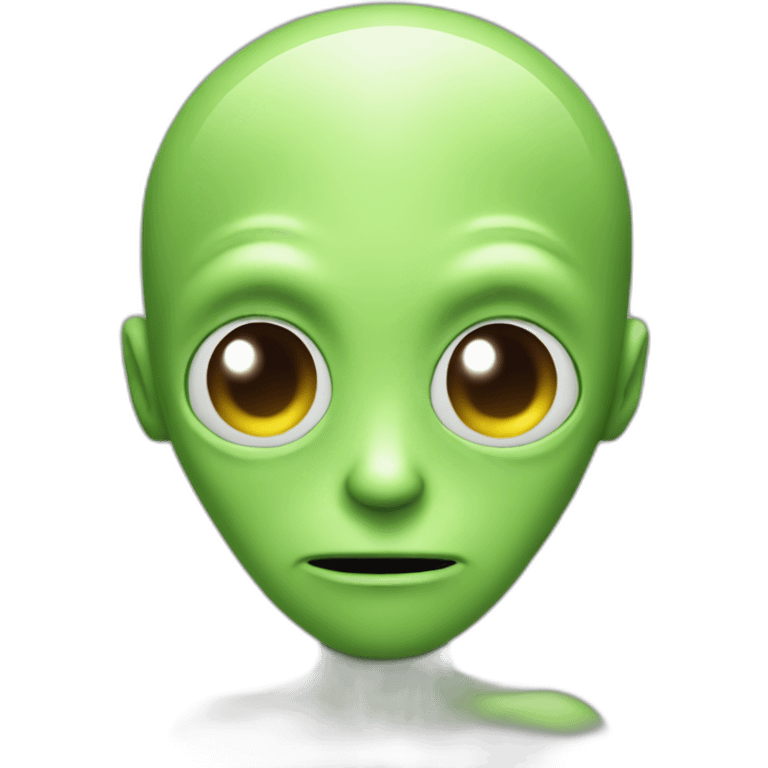 alien guy but with the reactjs logo emoji