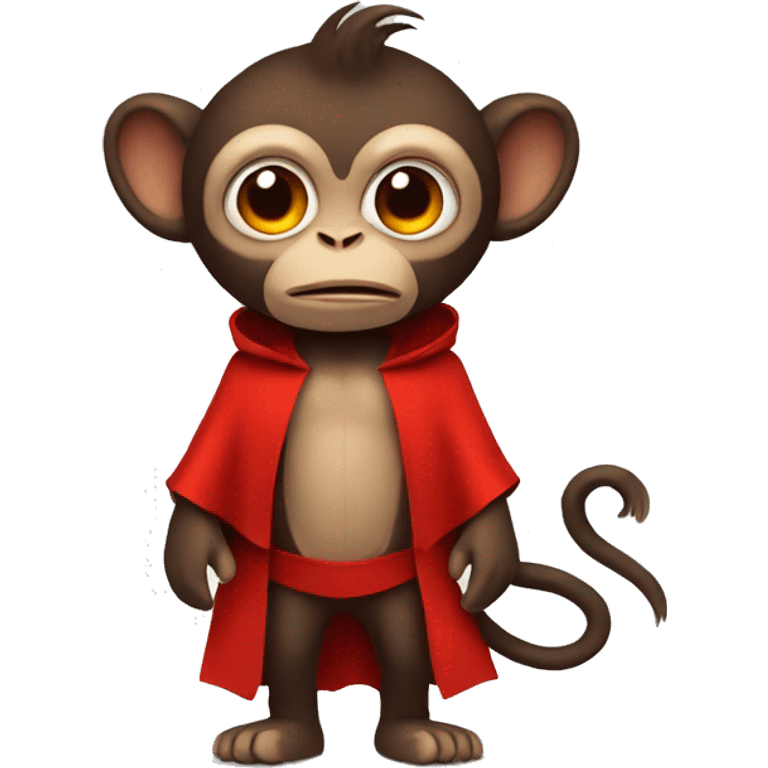 monkey dressed in a devil costume  emoji