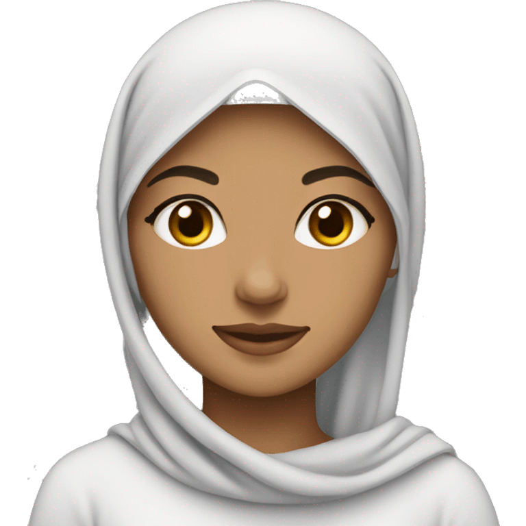 a muslim girl lightskin emoji