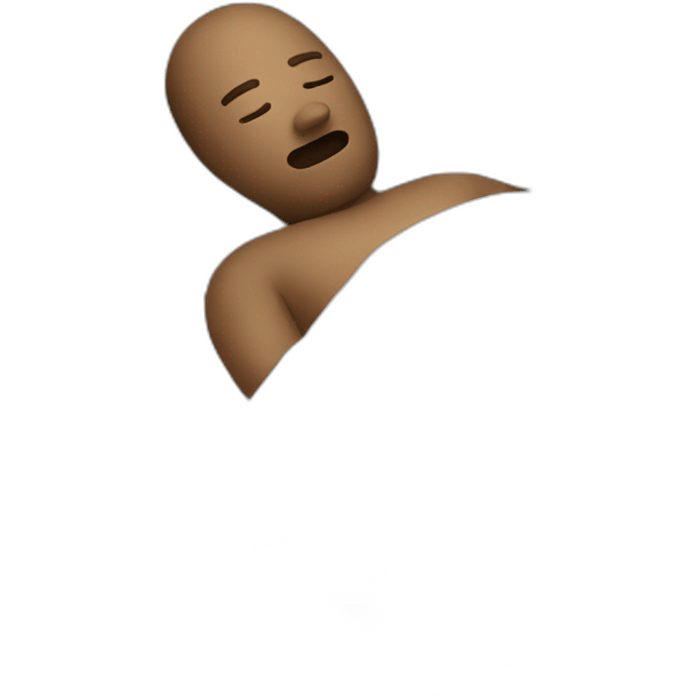 Man sleeping with cpap emoji