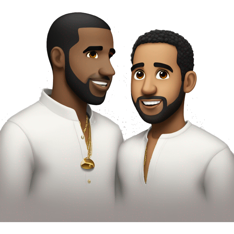 drake and diddy emoji