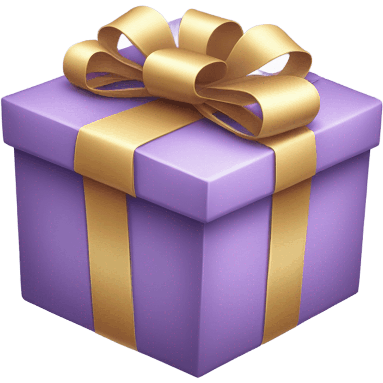 light purple present emoji