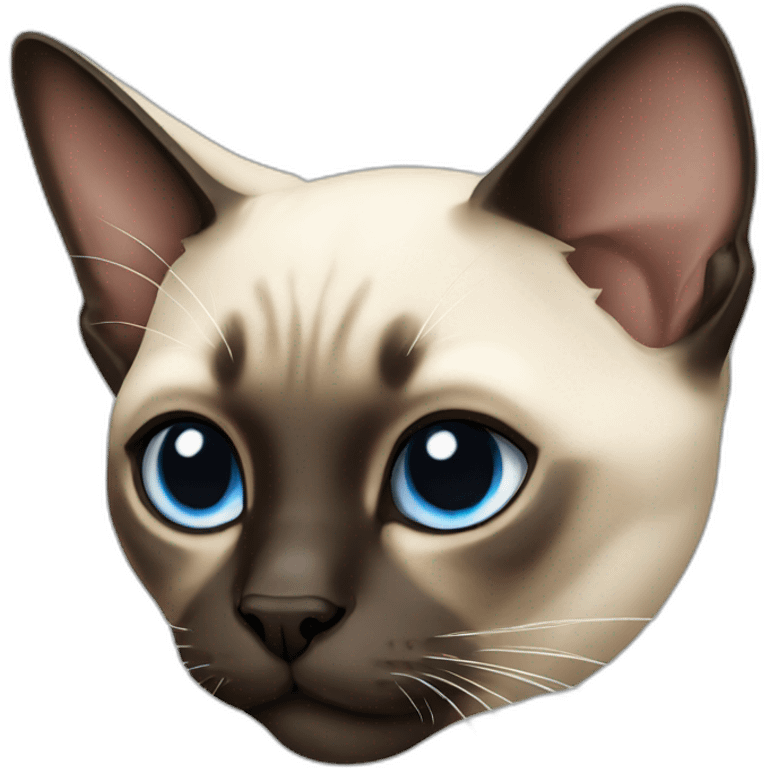 Siamese cat emoji