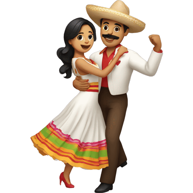 mexican couple dancing salsa emoji