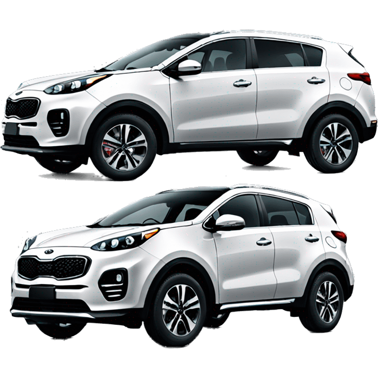 Kia Sportage 2017 black emoji