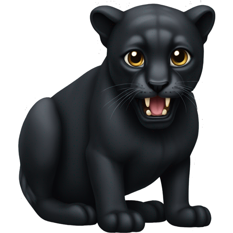 Animal pantera negra emoji