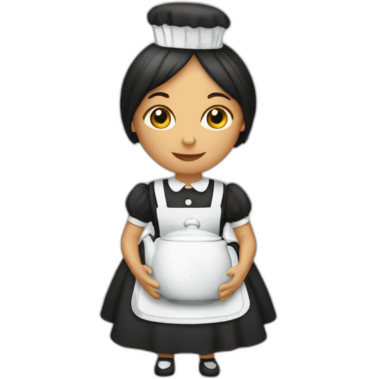 Maid teapot emoji