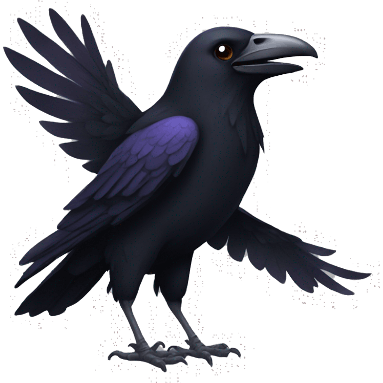 Halloween raven  emoji