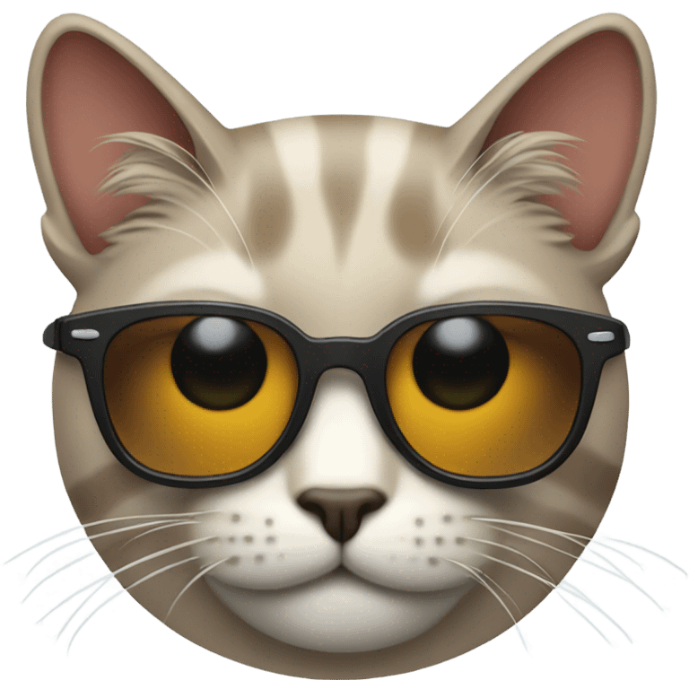 A cat with sunglasses emoji