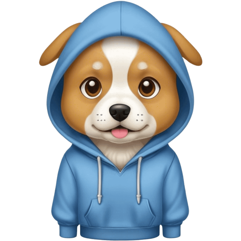 Dog hoodie emoji