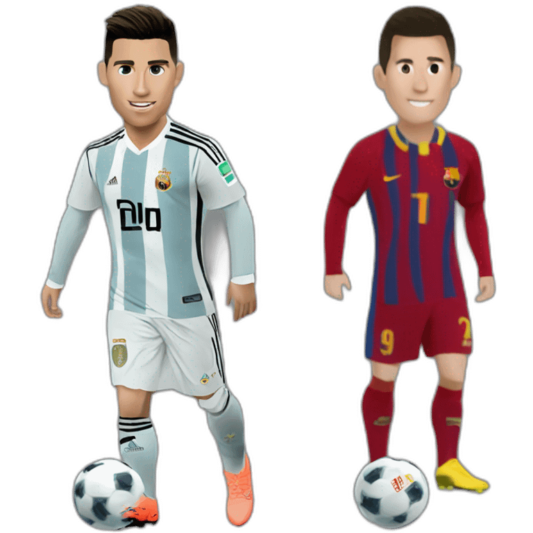 Cr7 sur messi emoji