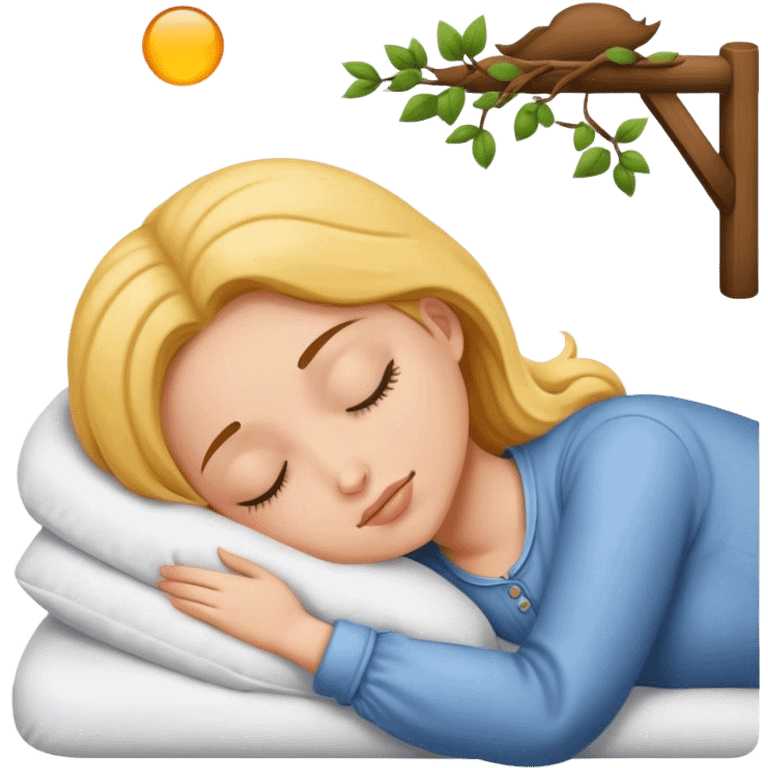 Country girl sleeping  emoji