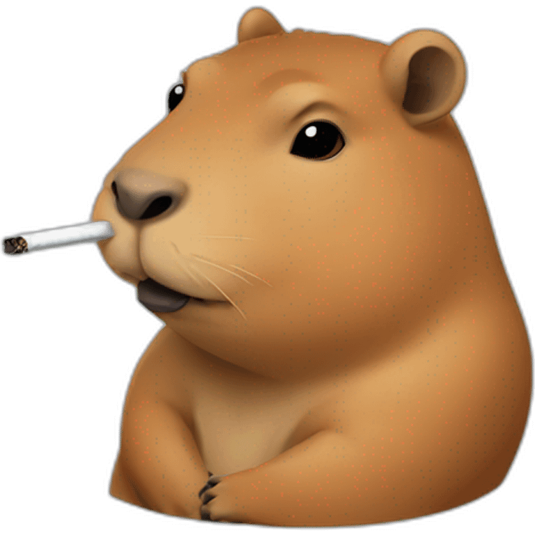 capybara smoking emoji