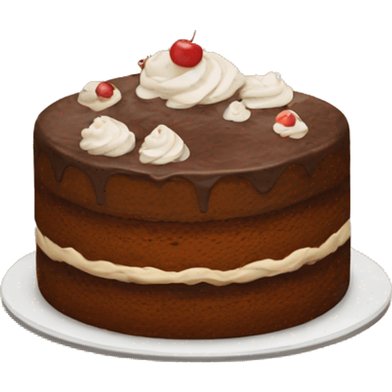 cake brown emoji