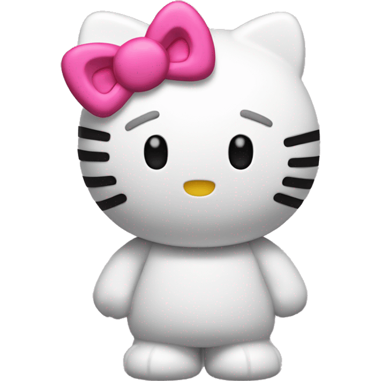 3d hello kitty emoji