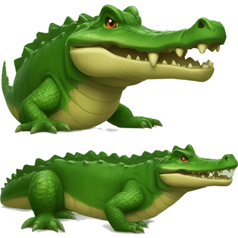 crocodile in the style of world of warcraft emoji