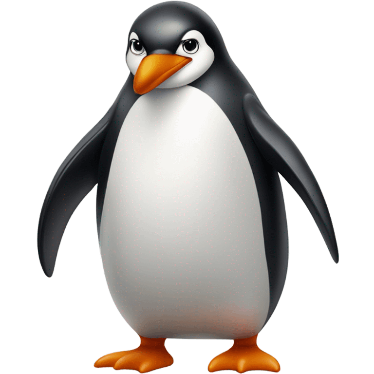 Naughty penguin emoji