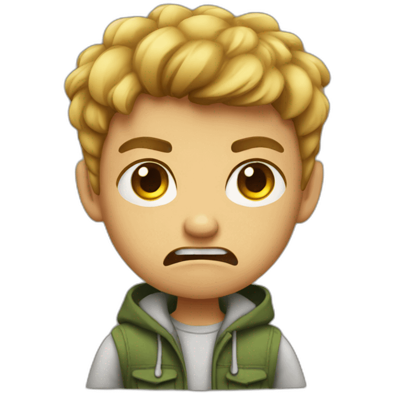 angry teenager emoji