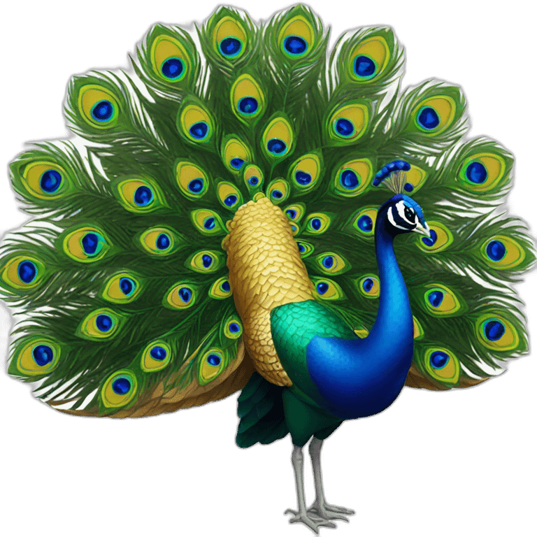 Peacock emoji