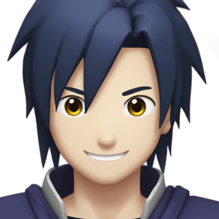 Sasuke Uchiha smile emoji