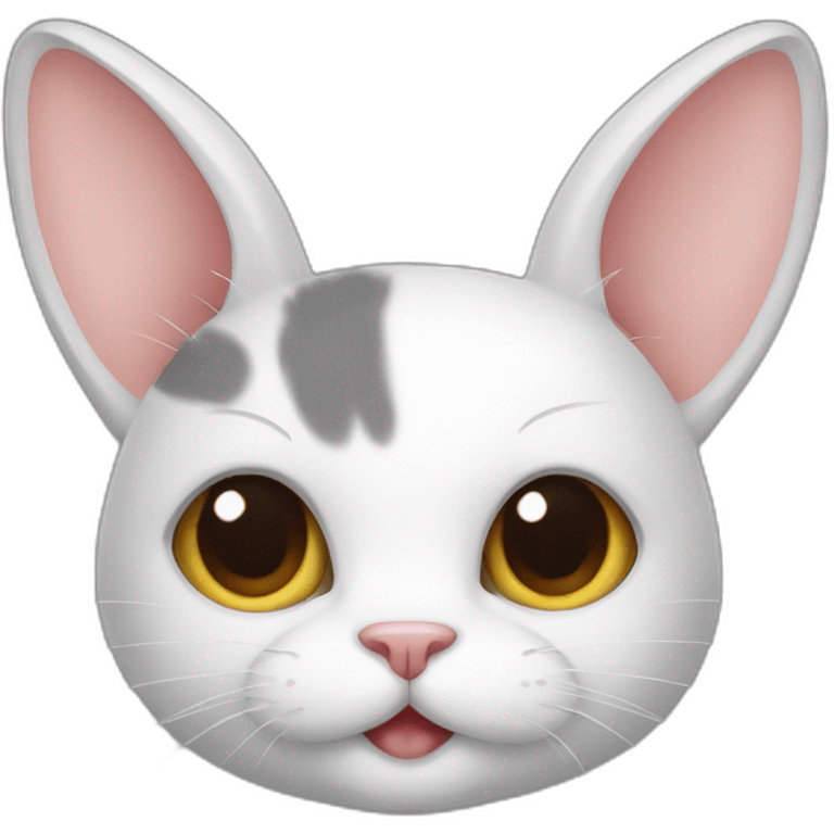 Rabbit cat emoji