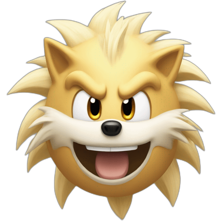 Sonic the hedghog emoji