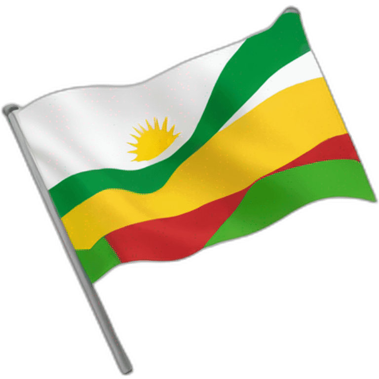 Kurdistan drapeau emoji