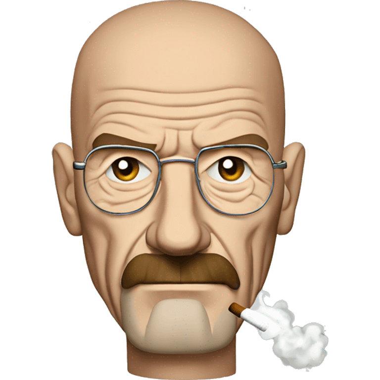 Walter White Breaking Bad 
smoking emoji