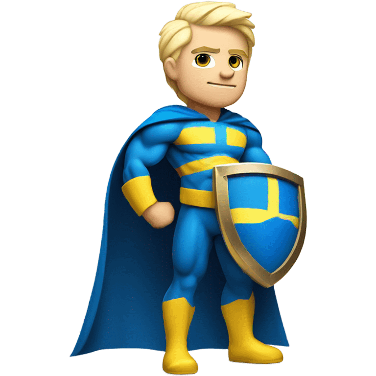 Captain America, but he’s Swedish emoji