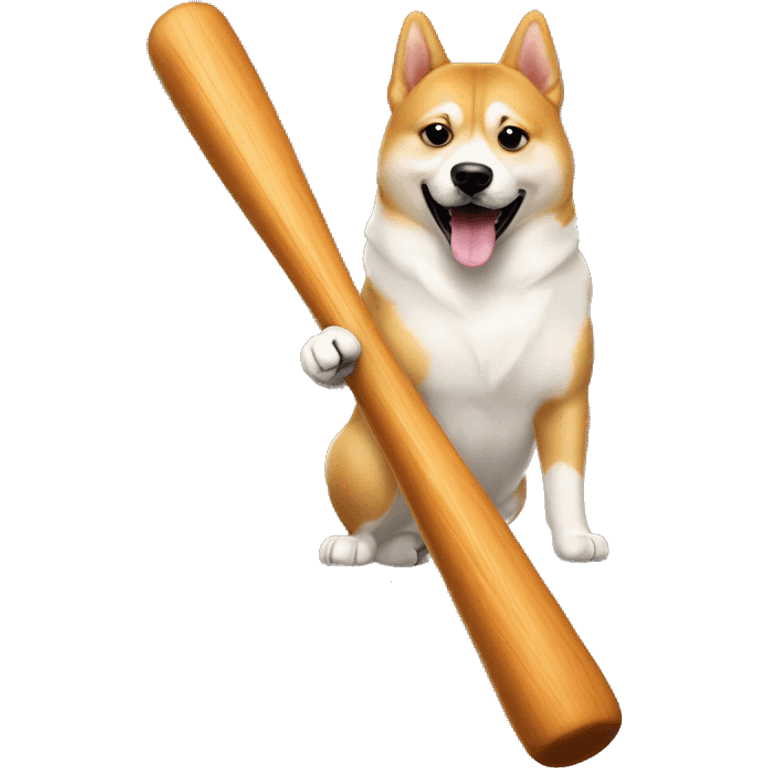 baseball bat doge bonk emoji