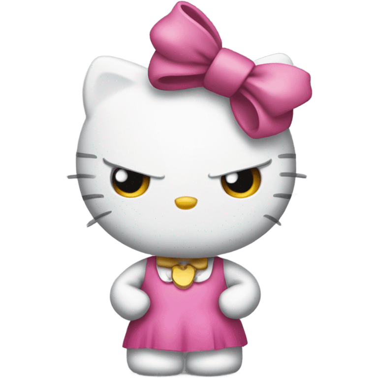 Angry hello kitty  emoji