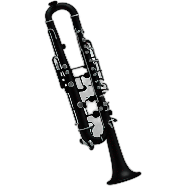 black clarinet emoji