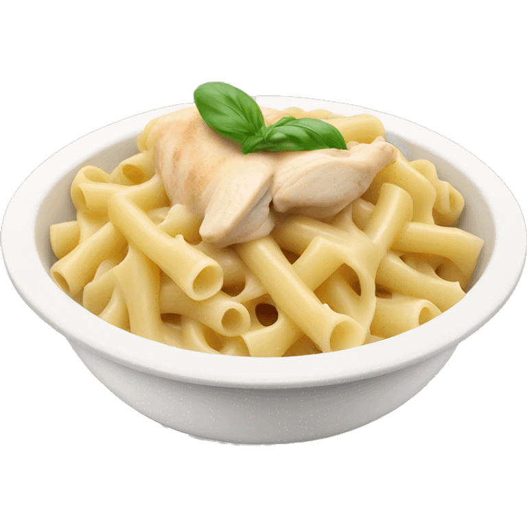 chicken Alfredo pasta emoji