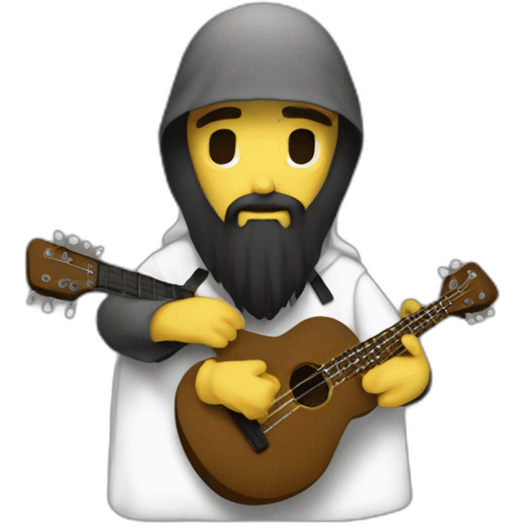 A jihadist sionist chatolic who plated ukulele  emoji