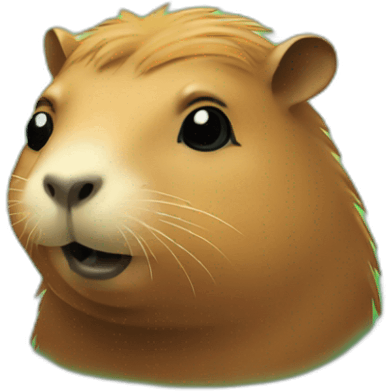 capybara and gold coins emoji