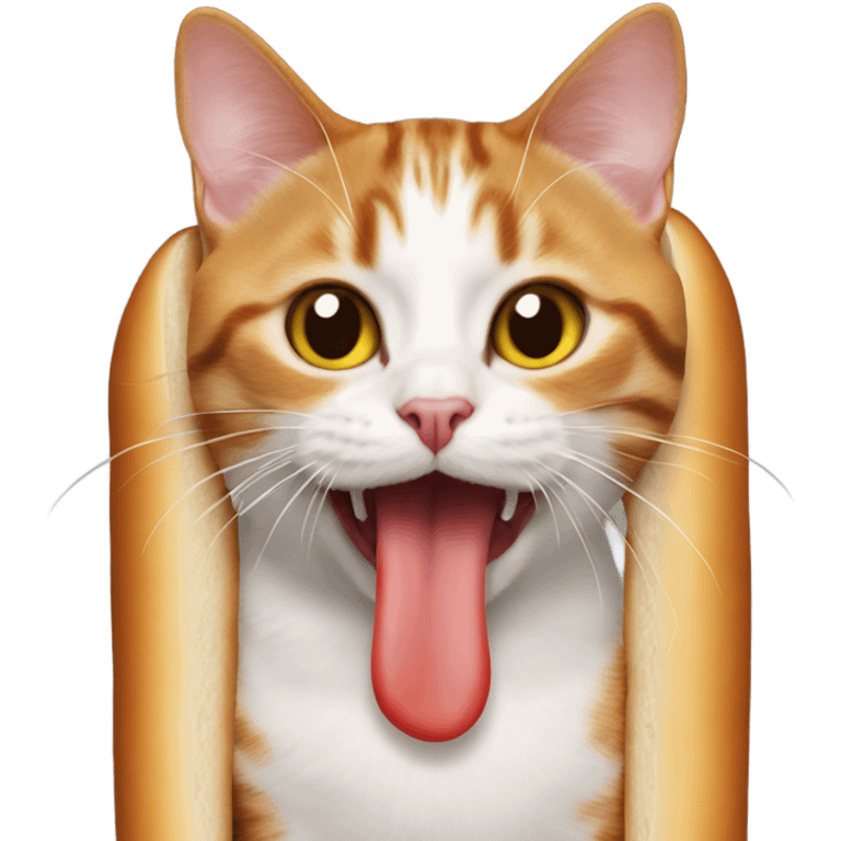 hotdog cat emoji