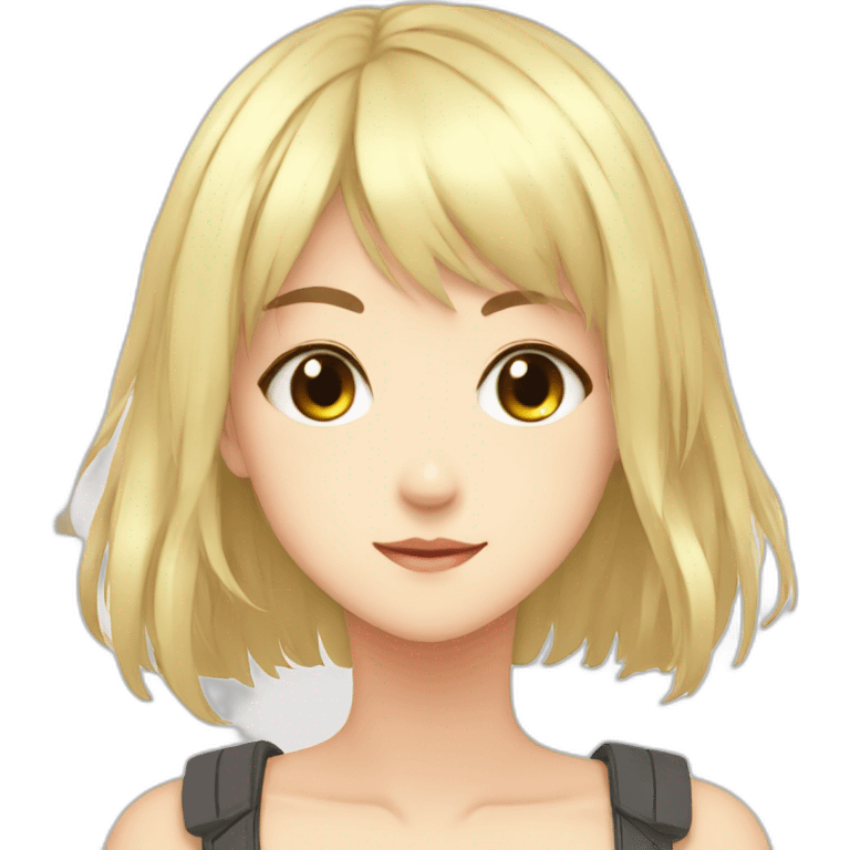 Anime girl zet emoji