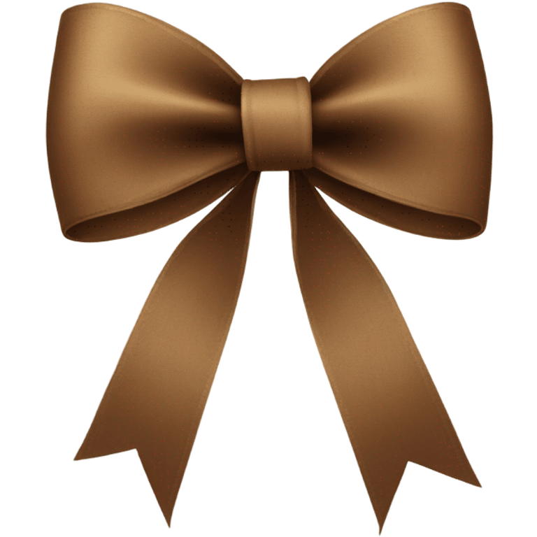 Brown Ribbon bow emoji