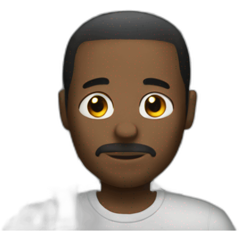 Black man in prison emoji