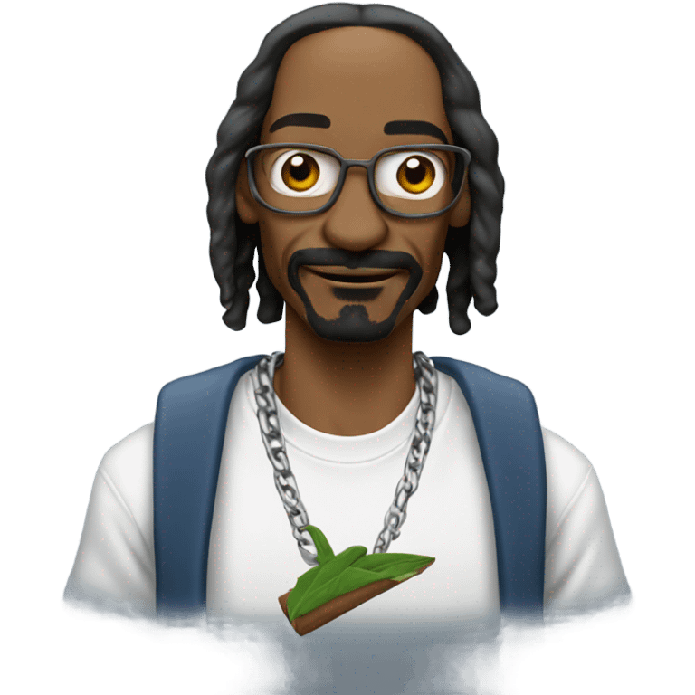 snoop doog w a blunt emoji