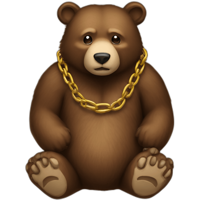 bear chain emoji