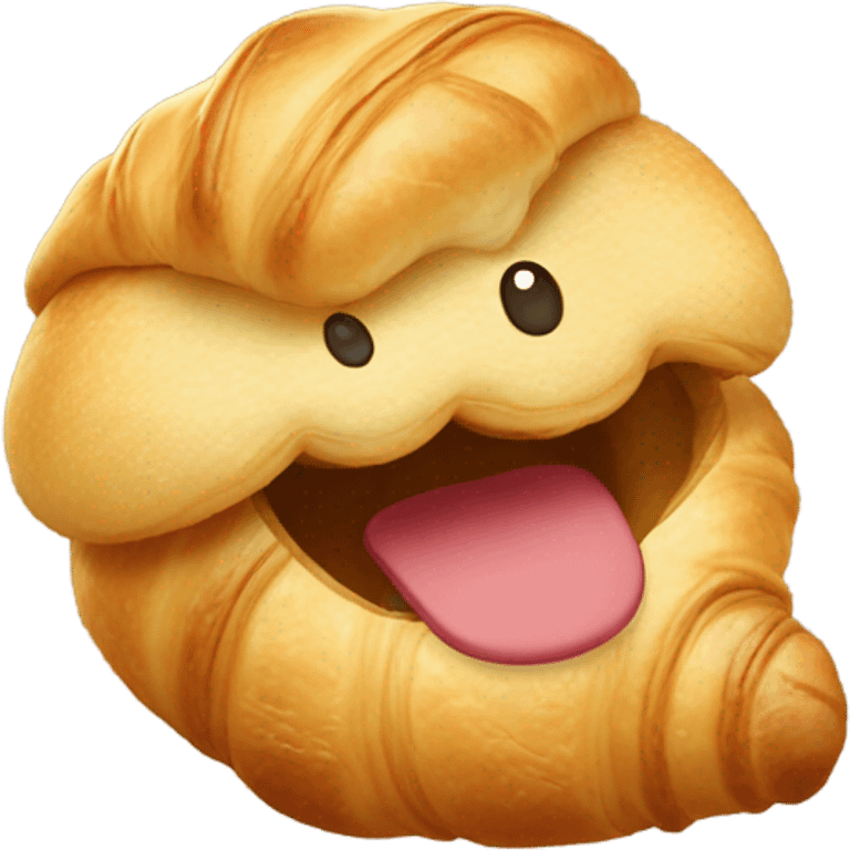 Súper cute croissant  emoji