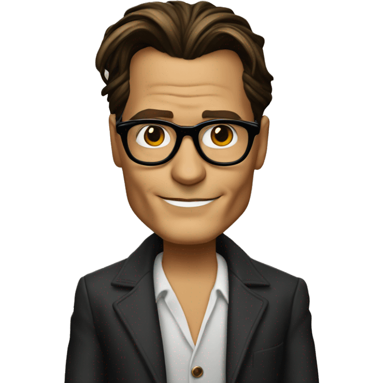 jhonny depp wearing glasses emoji