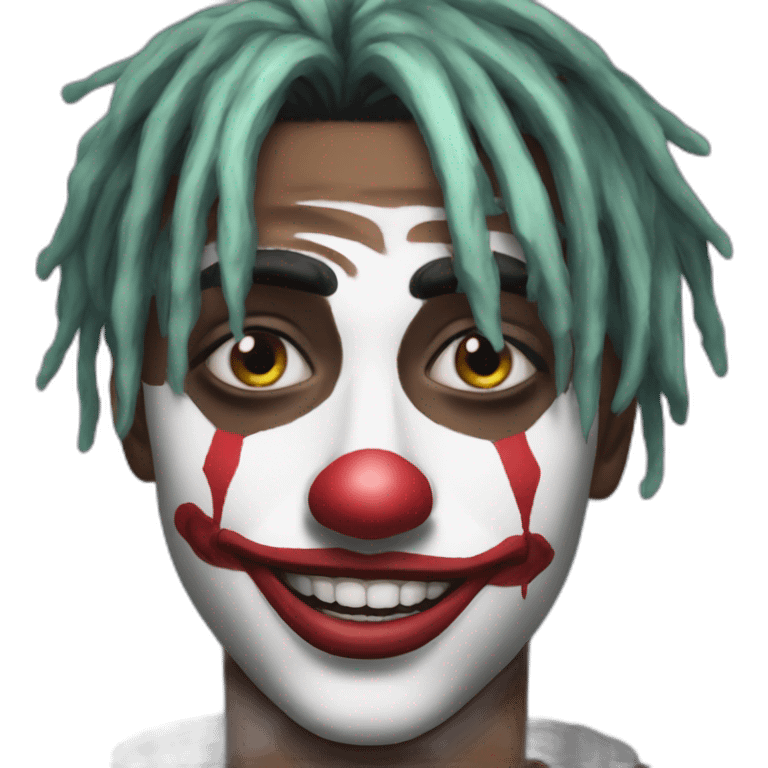 Playboi carti clown makeup emoji